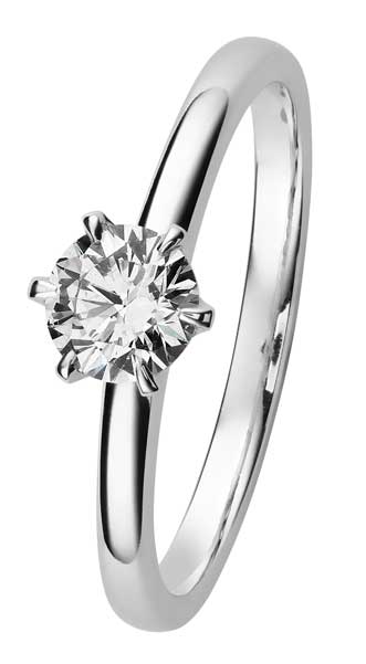 Kohinoor Iris timanttisormus 933-416V-60B4 - Solitaire sormukset - 933-416V-60B4-170 - 1