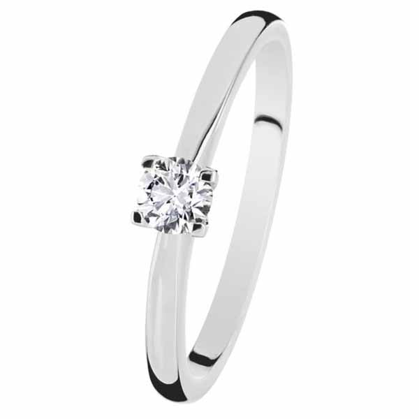 Kohinoor Mila timanttisormus 033-450V-18 - Solitaire sormukset - 033-450V-18-150 - 1