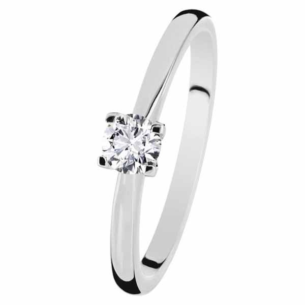 Kohinoor Mila timanttisormus 033-450V-25 - Solitaire sormukset - 033-450V-25-150 - 1