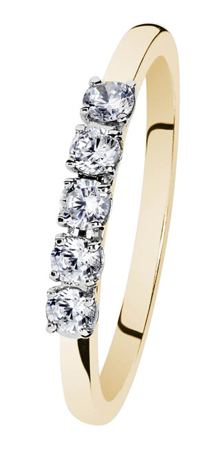 Kohinoor Noemi Timanttisormus 033-475-25 - Rivitimanttisormukset - 033-475-25-150 - 1