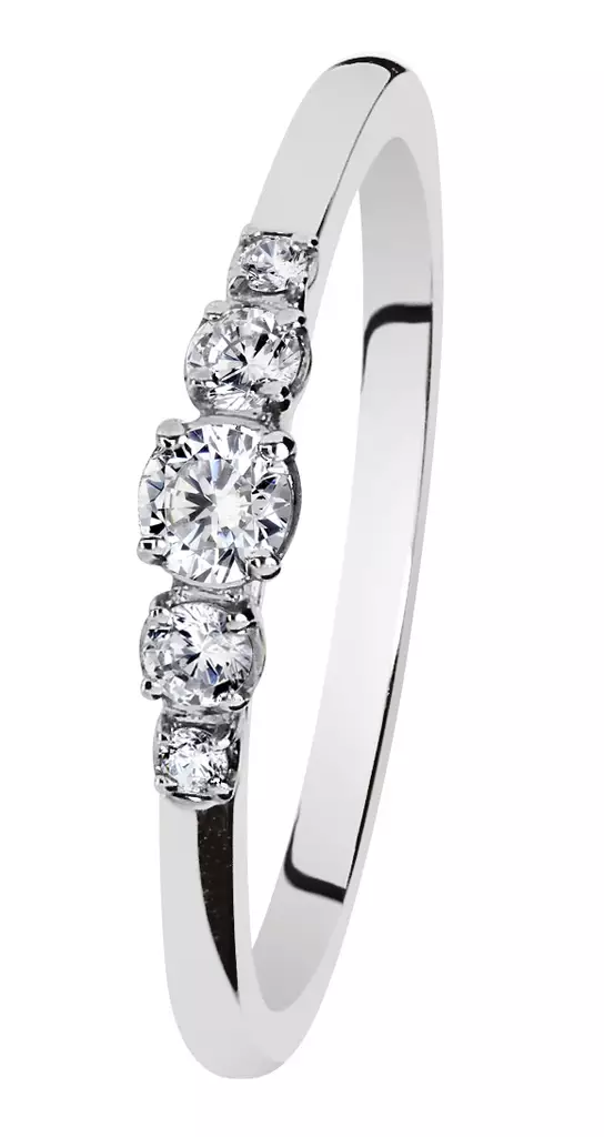 Kohinoor Noemi Timanttisormus 033-475V-16 - Sivukivisormukset - 033-475V-16-150 - 1