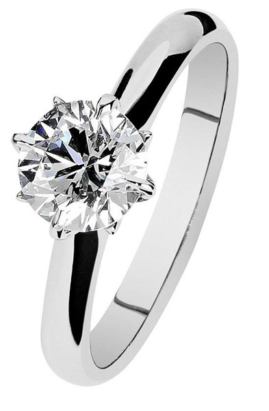 Kohinoor Rosa Timanttisormus 933-260V-100B4 1,00 ct - Solitaire sormukset - 933-260V-100B4-150 - 1