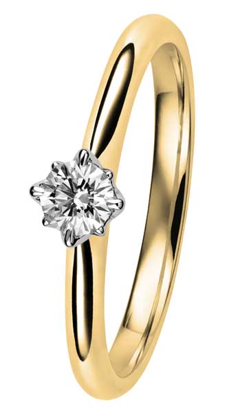 Kohinoor Rosa timanttisormus 033-260-18 - Solitaire sormukset - 033-260-18-150 - 1