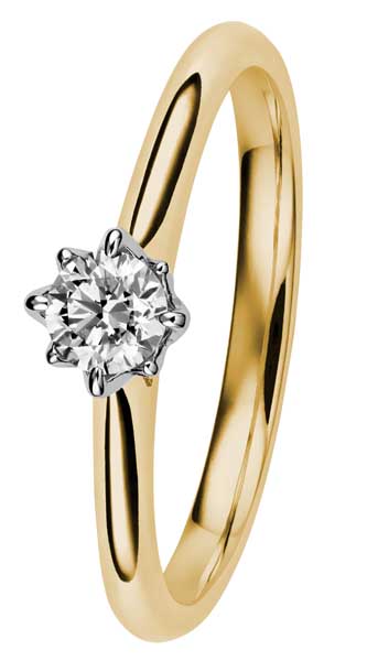 Kohinoor Rosa timanttisormus 033-260-23 - Solitaire sormukset - 033-260-23-150 - 1