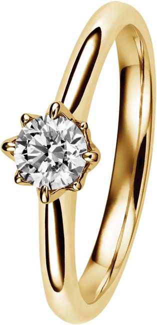 Kohinoor Rosa timanttisormus 933-260-30B4 - Solitaire sormukset - 933-260-30B4-150 - 1