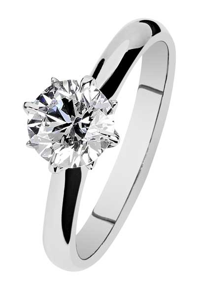 Kohinoor Rosa timanttisormus 933-260V-90B3 - Solitaire sormukset - 933-260V-90B3-150 - 1