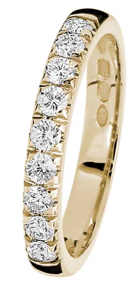 Kohinoor Selene timanttisormus 033-452-45 - Rivitimanttisormukset - 033-452-45-150 - 1