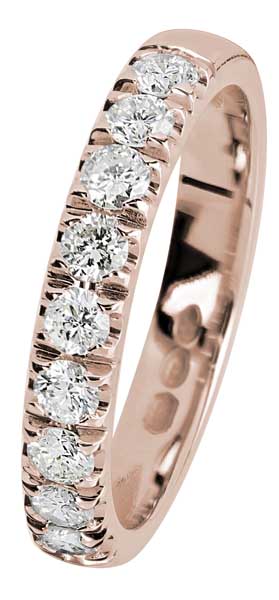 Kohinoor Selene timanttisormus 033-453P-45 - Rivitimanttisormukset - 033-453P-45-150 - 1