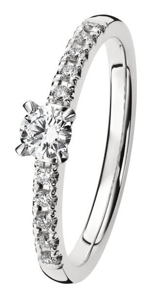 Kohinoor Sofia timanttisormus 033-403V-28 - Sivukivisormukset - 033-403v-28-150 - 1