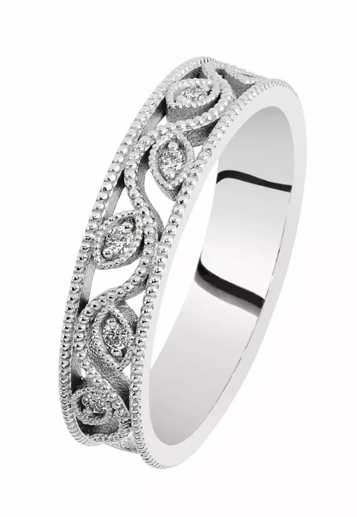Kohinoor Swan timanttisormus 033-432V-06 - Rivitimanttisormukset - 033-432V-06-150 - 1