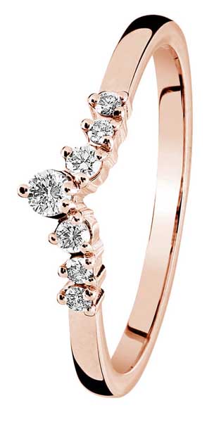 Kohinoor Tia timanttisormus 033-405P-14 - Sivukivisormukset - 033-405P-14-150 - 1