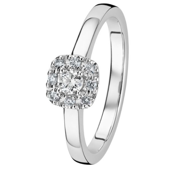 Kohinoor Valerie timanttisormus 033-263V-17 - Halosormukset - 033-263v-17-150 - 1