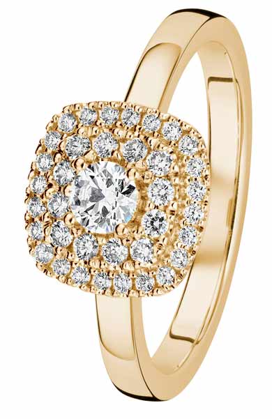 Kohinoor Valerie timanttisormus 933-263-43B3 - Halosormukset - 933-263-43B3-150 - 1