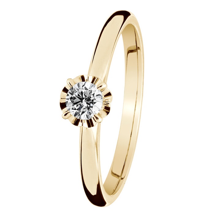 Kohinoor Vega timanttisormus 033-445-18 - Solitaire sormukset - 033-445-18-150 - 1