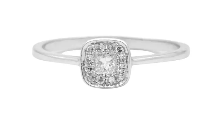 Kohinoor halo-timanttisormus 033-9809V - Halosormukset - 033-9809V-180 - 1