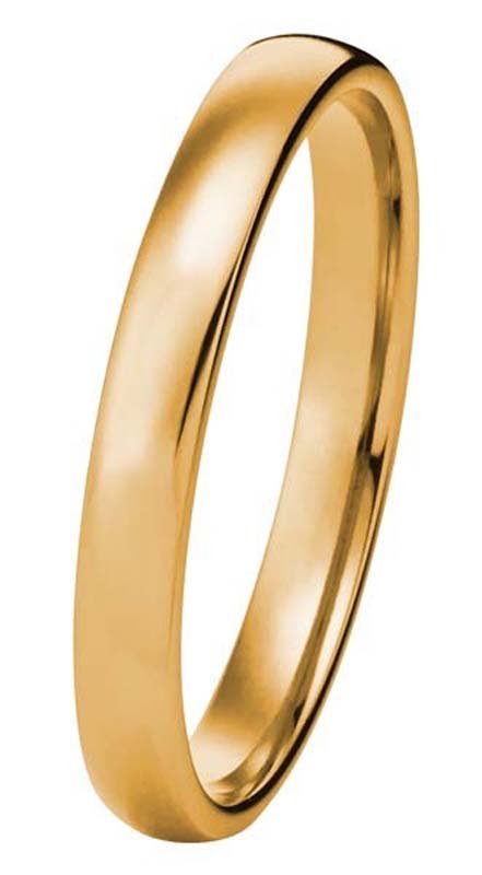 Kohinoor kihlasormus keltakulta 2,5 mm 003-601 - Keltakultasormukset - 003-601-150 - 1
