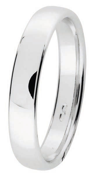 Kohinoor kihlasormus valkokultainen 3 mm 003-272V - Valkokultasormukset - 003-172V-150 - 1