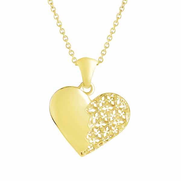 Lempikoru Jääsydän kullattu riipus iso 5221000500 - Hopeakorut - 5221000500 - 1