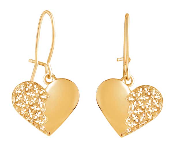 Lempikoru Jääsydän kullatut korvakorut 5421200000 - Hopeakorut - 5421200000 - 1