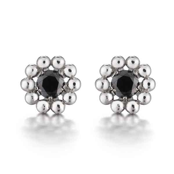 Lumoava Daisy Korvakorut musta L54238160000 - Hopeakorut - L54238160000 - 1