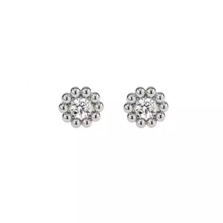 Lumoava Daisy korvakorut kirkas L54228130000 - Hopeakorut - L54228130000 - 1