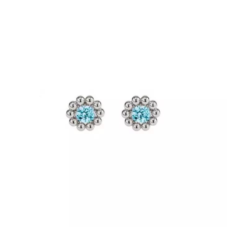 Lumoava Daisy korvakorut sininen L54228140000 - Hopeakorut - L54228140000 - 1