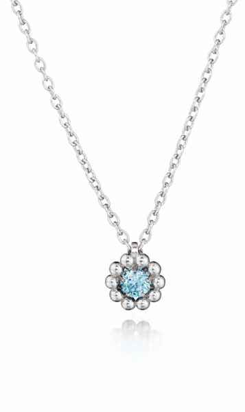 Lumoava Daisy riipus sininen pieni - Hopeakorut - L56248140400 - 1