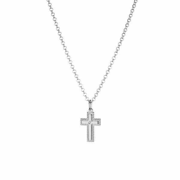 Lumoava Helmi ristiriipus timantilla L50214130000 - Hopeakorut - L50214130000 - 1