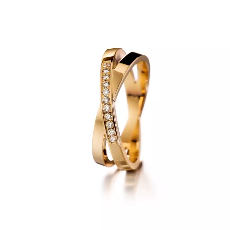 Lumoava Kaksin timanttisormus 0,11 ct 726130000 - Rivitimanttisormukset - 726130150 - 1