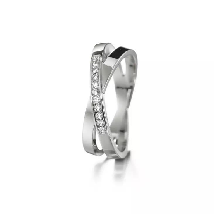 Lumoava Kaksin timanttisormus 0,11 ct 826130000 - Rivitimanttisormukset - 826130160 - 1