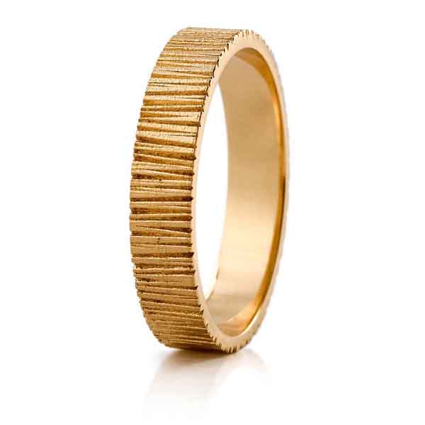 Lumoava Raita kihlasormus 5 mm L72217310000 - Keltakultasormukset - L72217310150 - 1