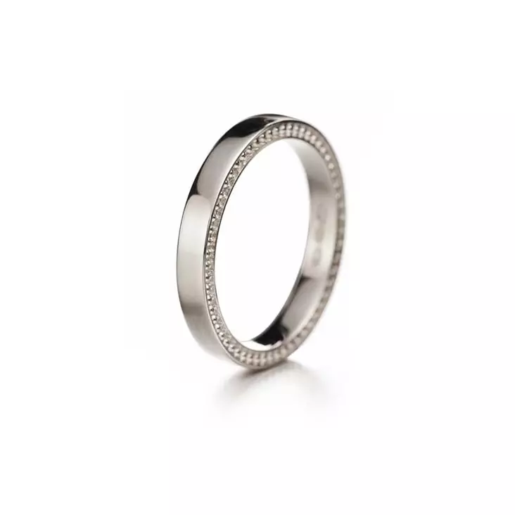 Lumoava Tahdon kihlasormus 823300000 - Valkokultasormukset - 823300160 - 1