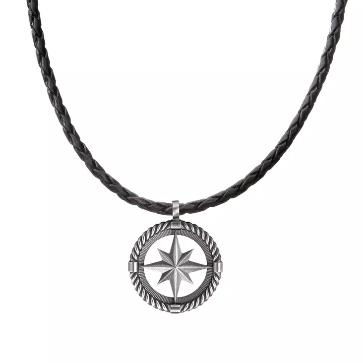 Lumoava Toivo riipus nahkapannalla L56210100860 - Nahkakorut - L56210100860 - 1