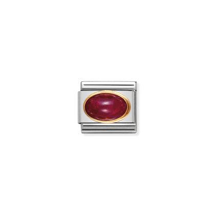 Nomination Classic Oval Stone Rubiini - Muotikorut - 03050410 - 2
