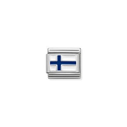 Nomination Classic Silvershine Suomen Lippu - Muotikorut - 33020710 - 2