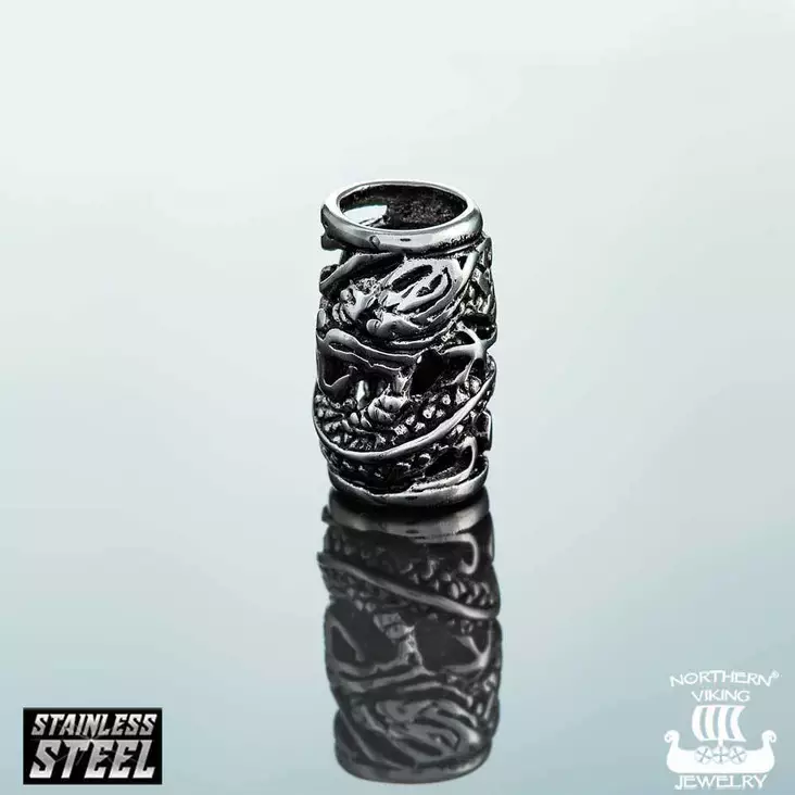 Northern Viking Jewelry Dragon partakoru - Teräskorut - NVJHE010 - 1