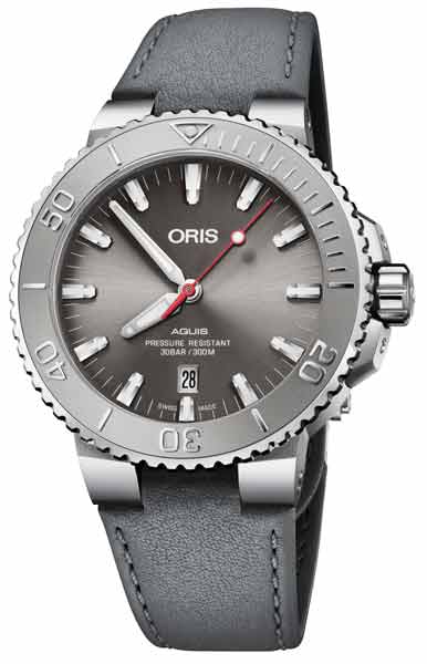 Oris Aquis Date Relief 01 733 7730 4153-07 5 24 11EB - Oris miesten rannekellot - 7612611032030 - 1
