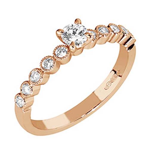 SANDBERG M-132R Suvituuli 0,32ct - Timanttisormukset - M-132R-150 - 1