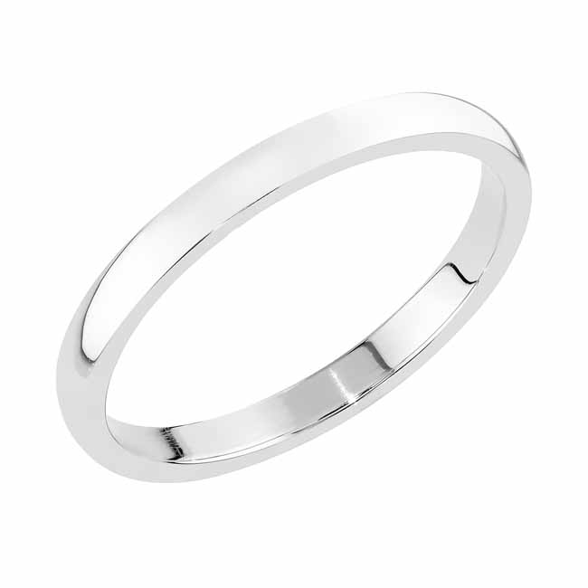 Sandberg Aamurusko kihlasormus 2,1 mm E-110w - Valkokultasormukset - E-110w-14-160 - 1