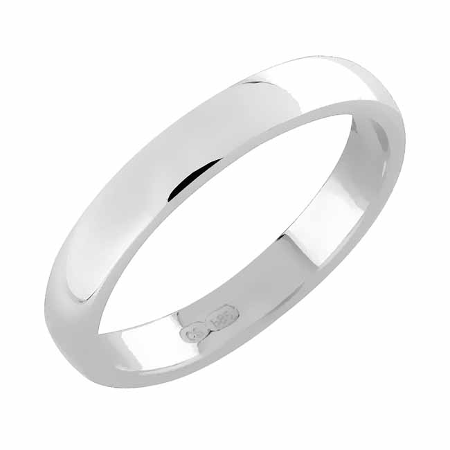 Sandberg Aamurusko kihlasormus 3 mm E-350w - Valkokultasormukset - E-350w-150 - 1