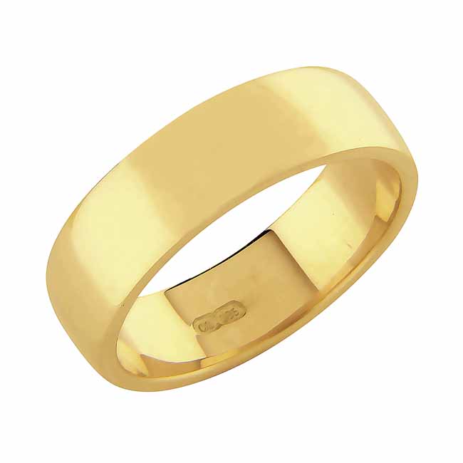 Sandberg Aamurusko kihlasormus 6 mm E-650 - Keltakultasormukset - E-650-150 - 1