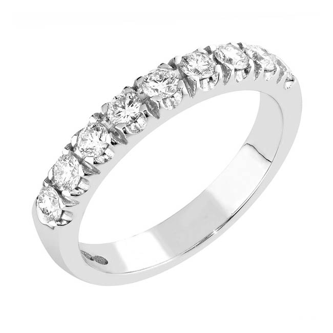 Sandberg Allianssi Timanttisormus T-21w 0,55 ct - Rivitimanttisormukset - T-21w-150 - 1