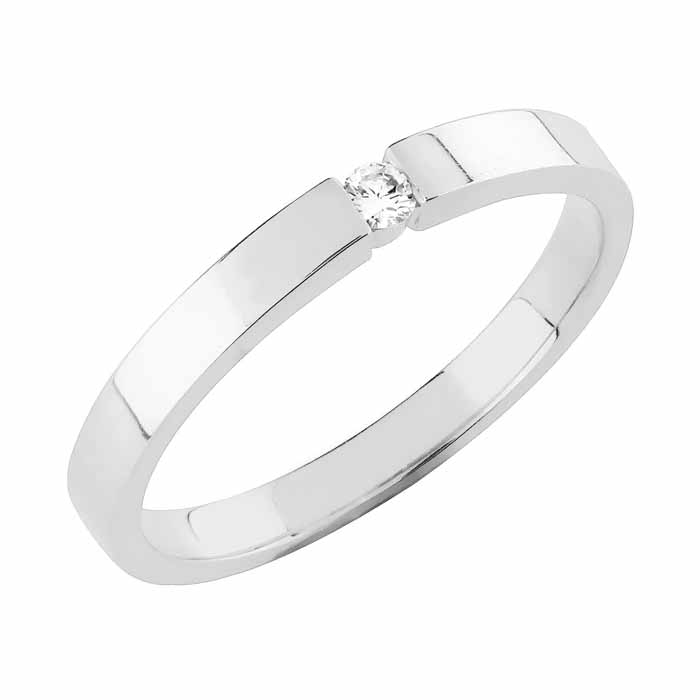 Sandberg Kallioranta timanttisormus 0,04 ct V-22w - Solitaire sormukset - V-22w - 1