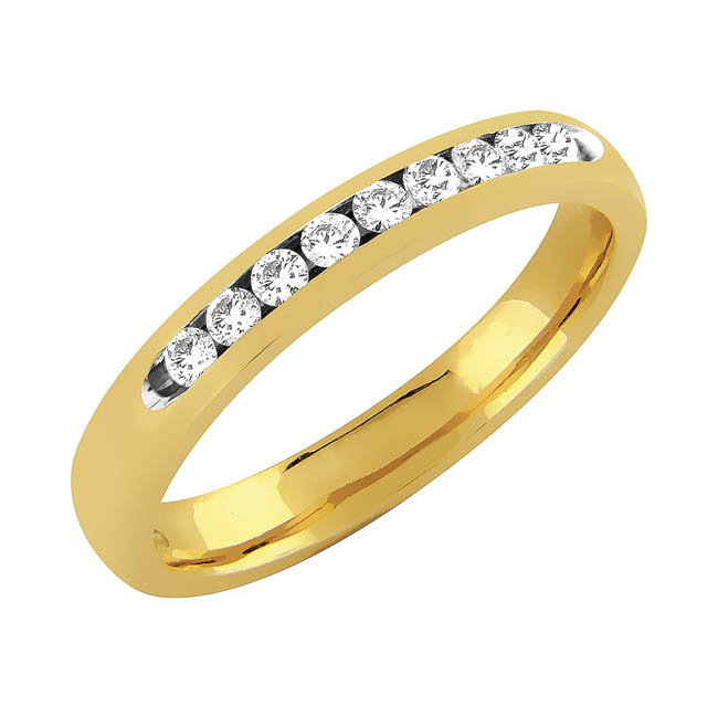 Sandberg Kassiopeia Timanttisormus M-48 0,18 ct - Rivitimanttisormukset - M-48-150 - 1