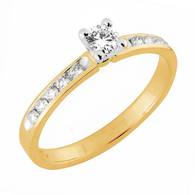 Sandberg Kassiopeia Timanttisormus V-218 - Sivukivisormukset - V-218-150 - 1