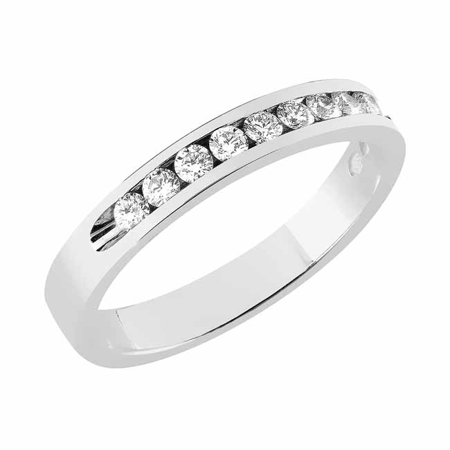 Sandberg Kassiopeia timanttisormus 0,24 ct M-39w - Rivitimanttisormukset - M-39w-150 - 1