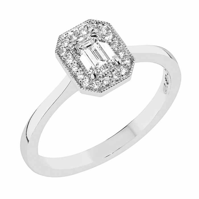 Sandberg Kukkaniitty M-683w 0,37 ct - Halosormukset - M-683w-037-160 - 1