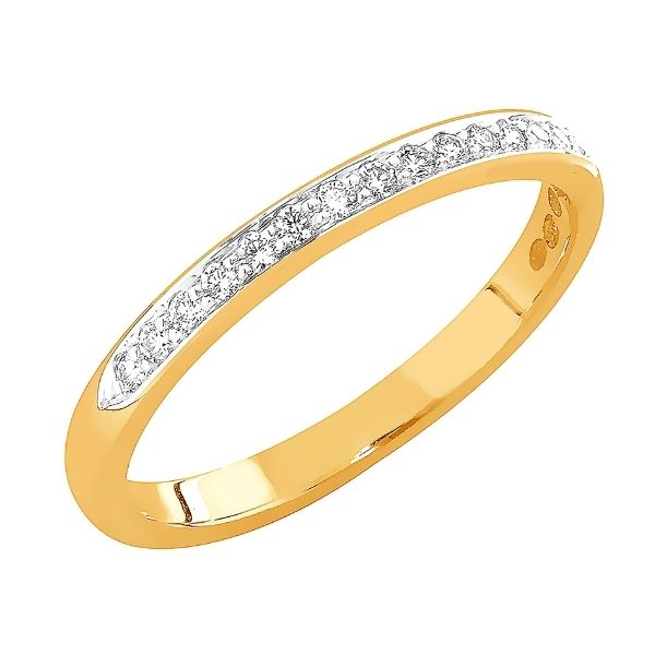 Sandberg Kuunsäde Timanttisormus 0,12ct V-9 - Rivitimanttisormukset - V-9-18K-150 - 2