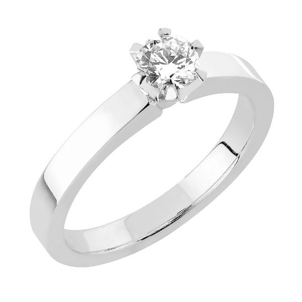 Sandberg Kuunsäde timanttisormus 0,23ct V-20w - Solitaire sormukset - V-20w-023-150 - 1