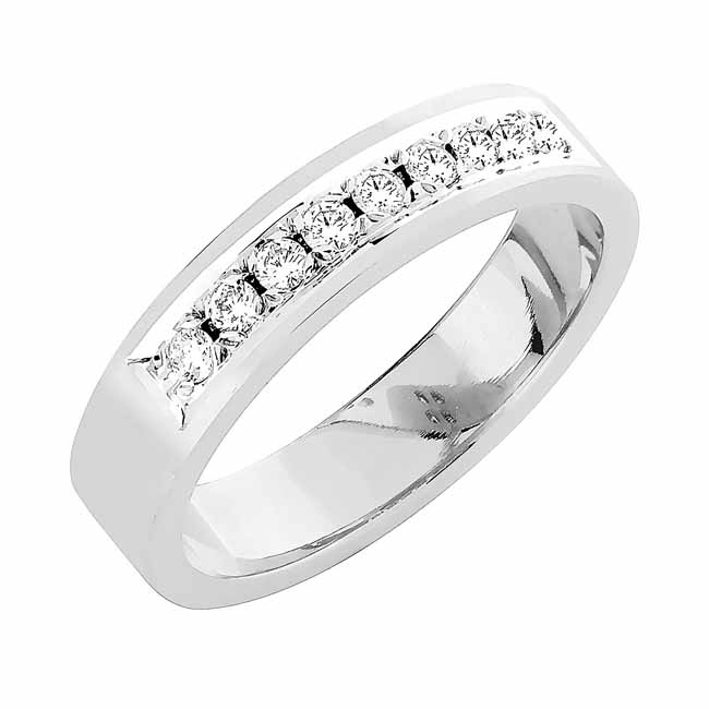 Sandberg Kuunsilta timanttisormus 0,17 ct K-149w - Rivitimanttisormukset - K-149w-14K-150 - 1